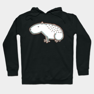 Facing Left Capybara Hoodie